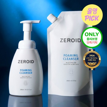 [April All Young Pick] Zeroid Foaming Cleanser 240ml special (+ refill 240ml)