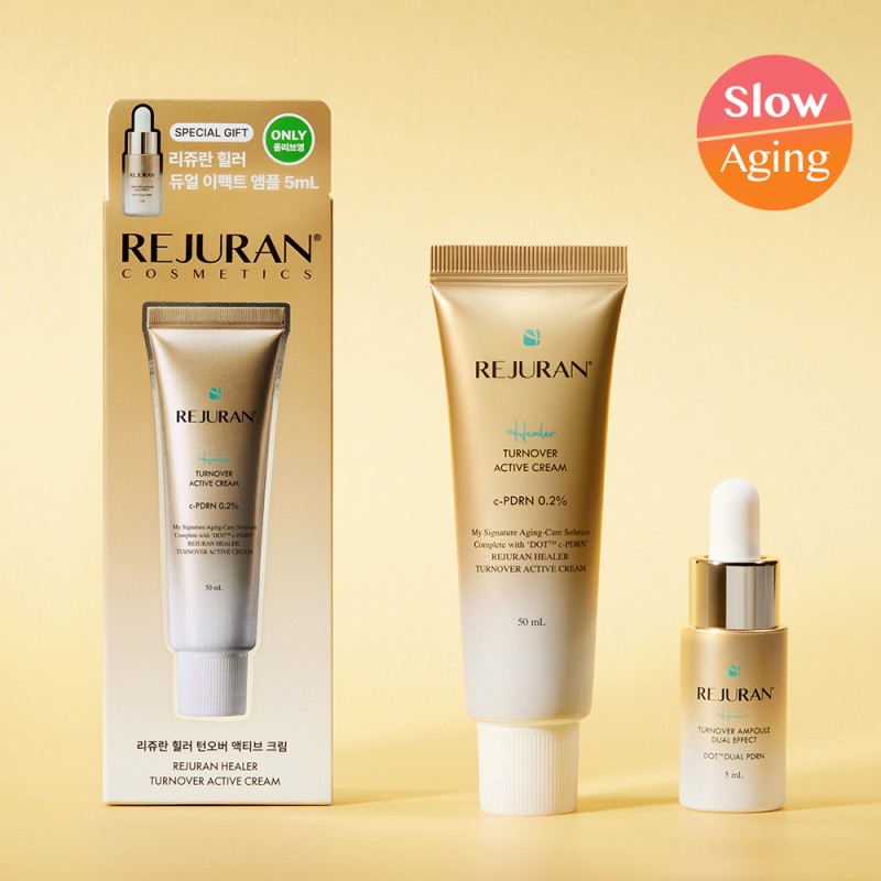 [PDRN Water Glow + Glow Care] Rejuran Healer Turnover Active Cream 50ml [Plan/Single Item]