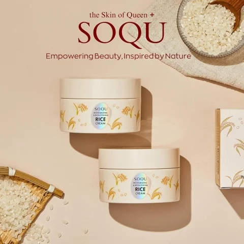 SOQU Rice Cream – Hydrating Korean Rice Moisturizer