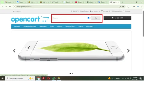 AI smart search  semantic (Inside from Website)